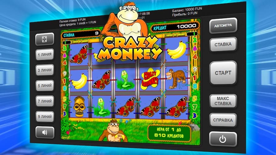 Crazy Monkey — обзор слота