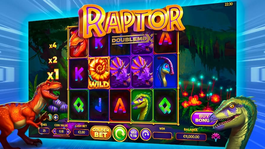 Raptor Doublemax — обзор слота