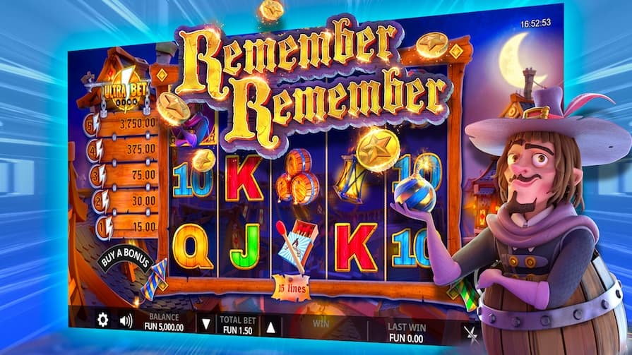 Remember Remember — обзор слота