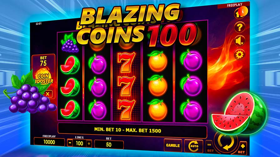 Blazing Coins 100 — обзор слота